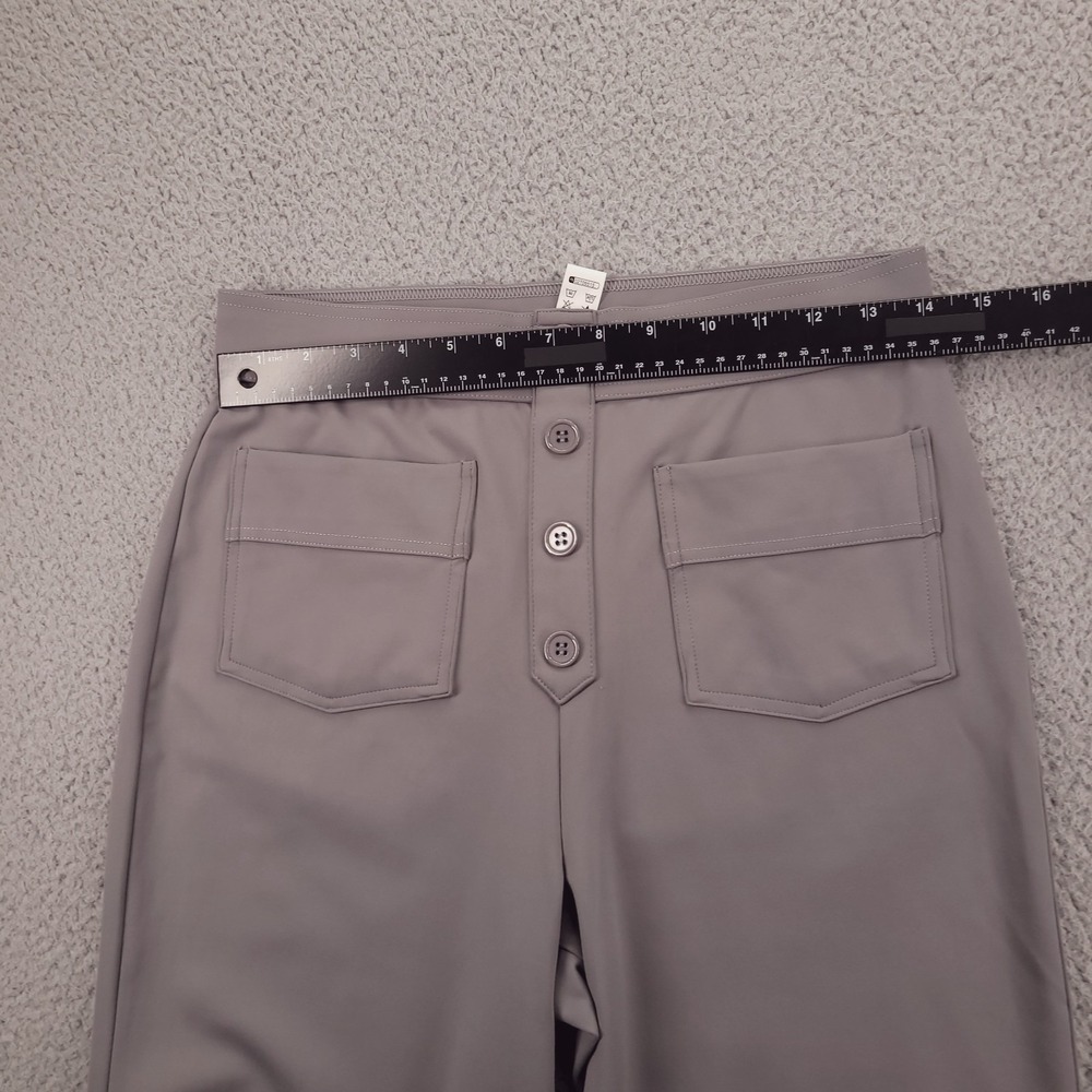 HALARA Pants Size MEDIUM TALL DayStretch Straight High Waisted Storm NEW - Picture 7 of 13